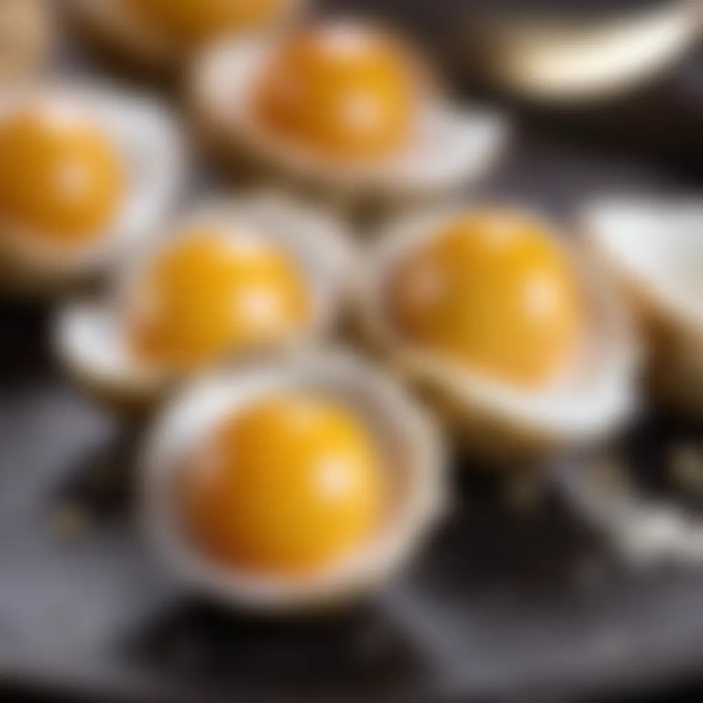 Batter-coated quail eggs