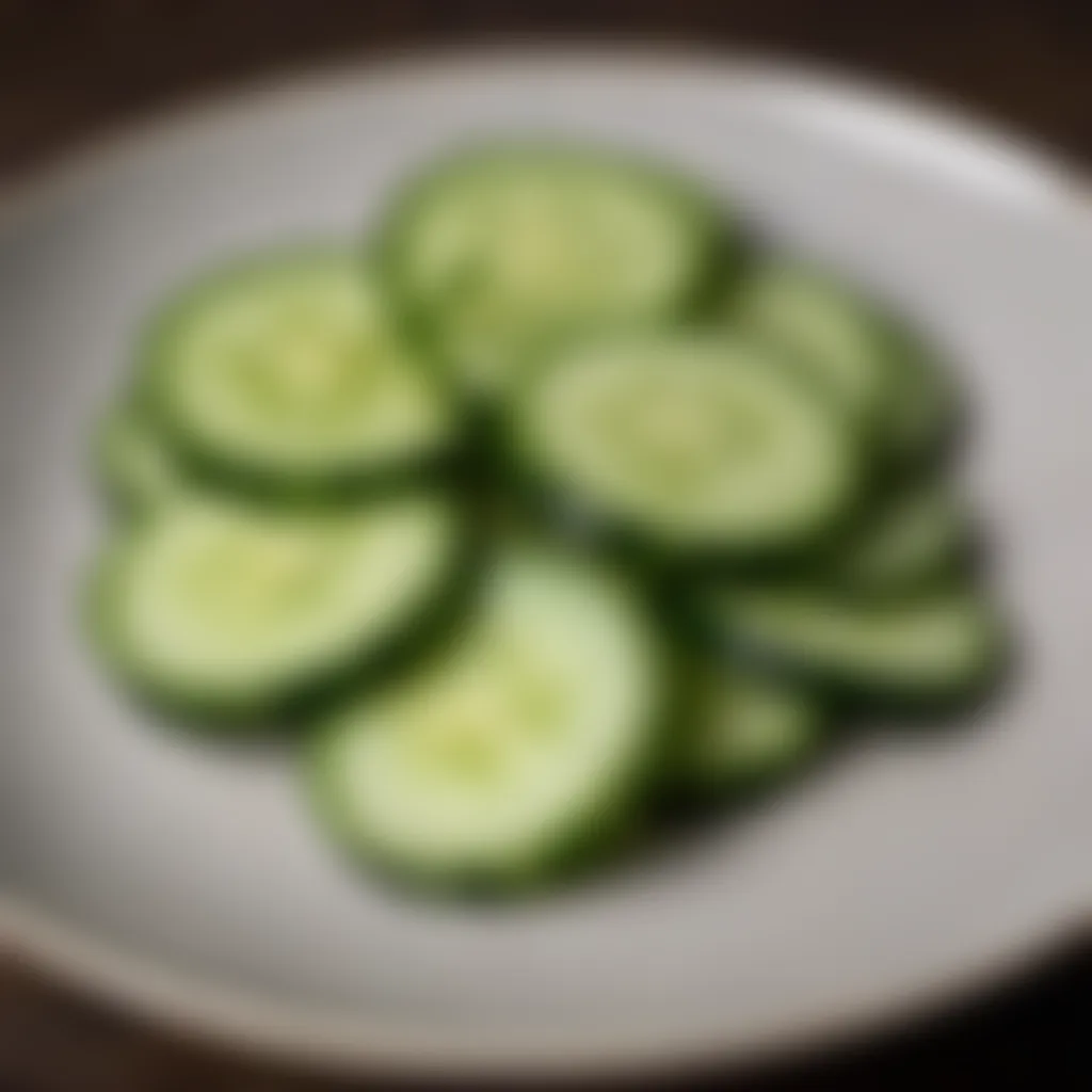 Kyurizuke Recipe - Cucumber Slicing