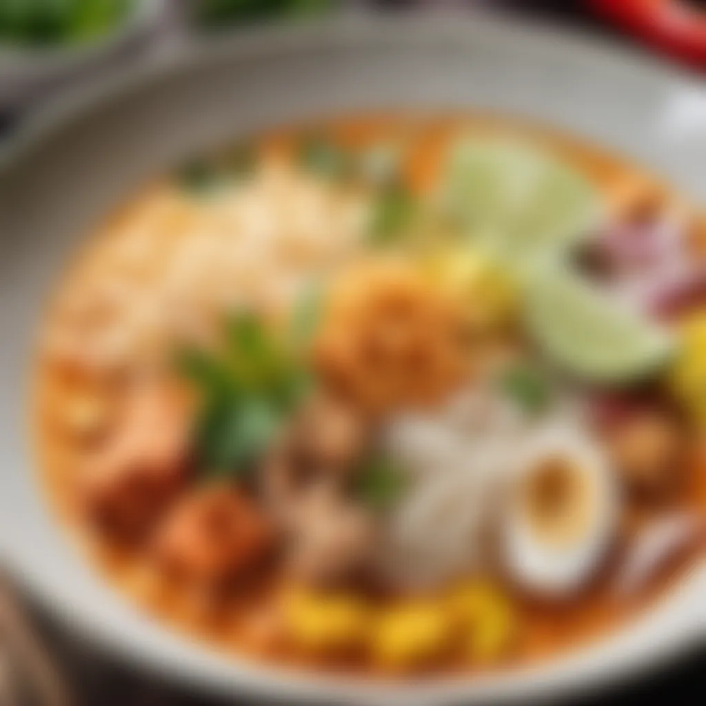 Laksa ingredients