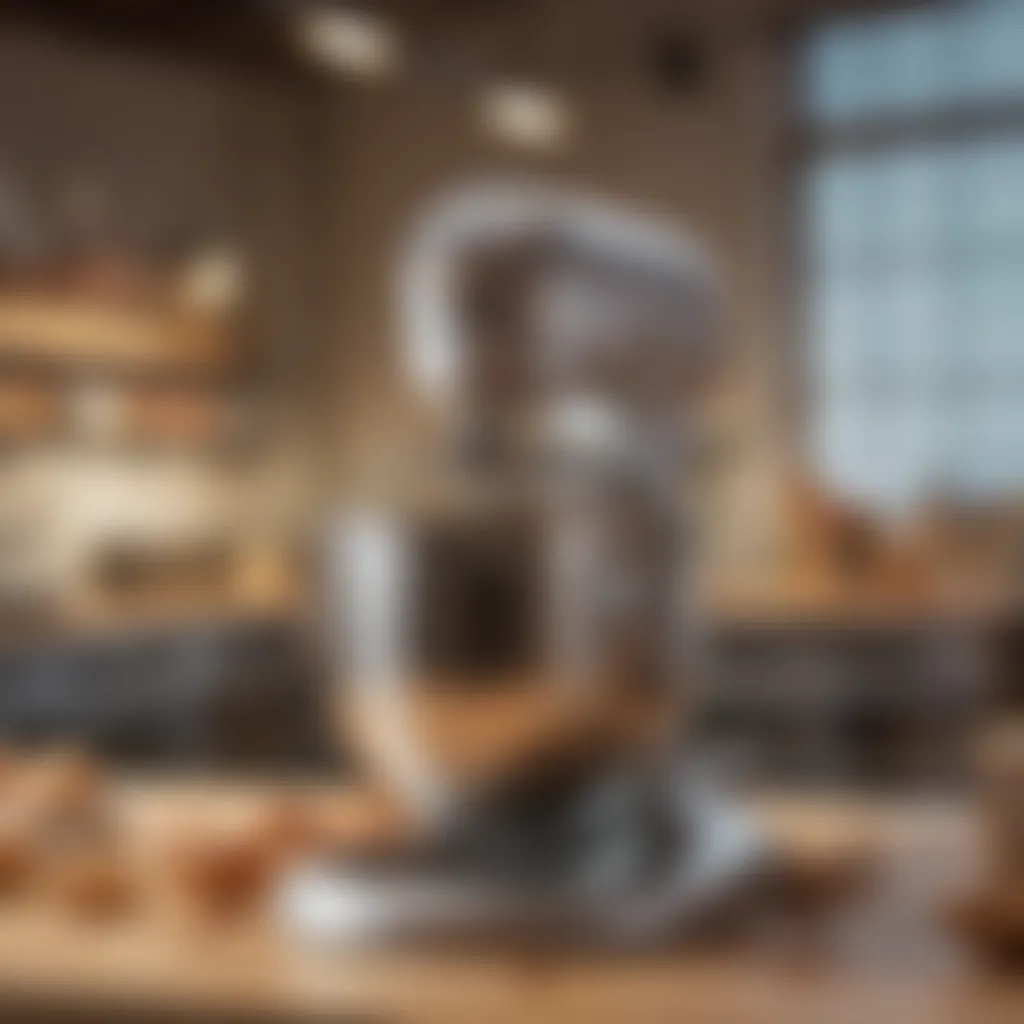 Modern large mixer in bakery setting