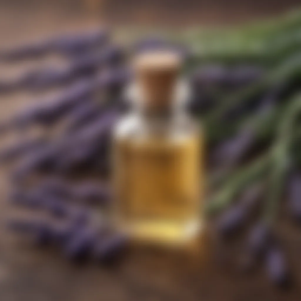 Natural ingredients used in lavender facial mist