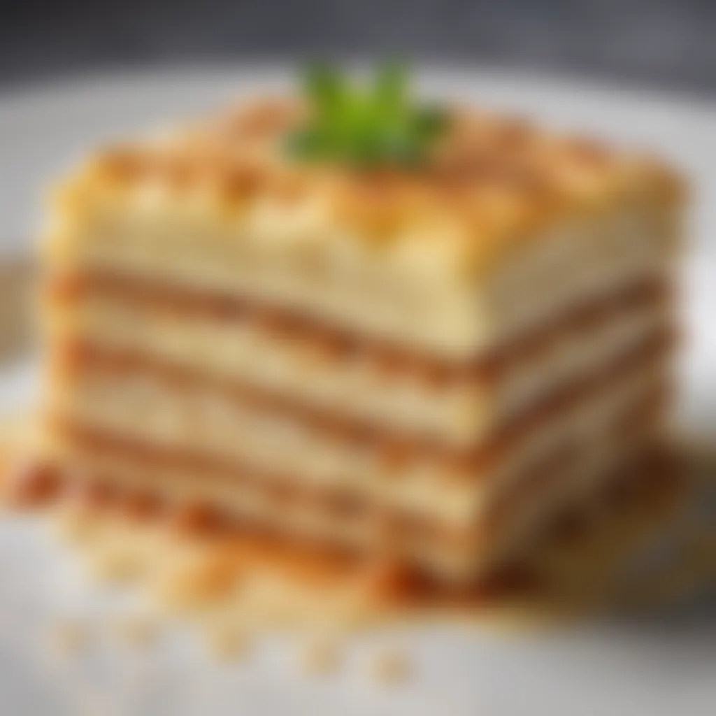 Velvety Béchamel Sauce Layers Layered Béchamel Sauce