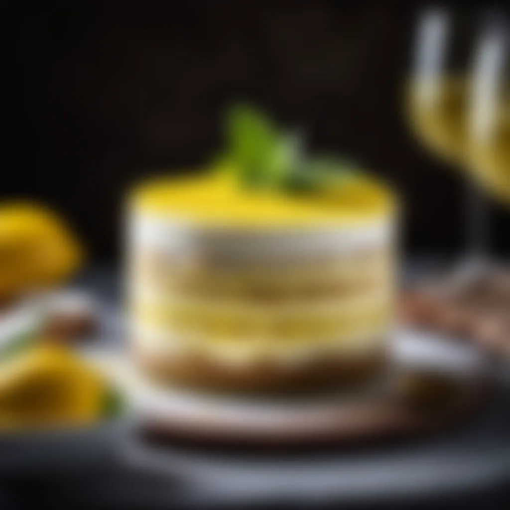 Layering the Limoncello Tiramisu