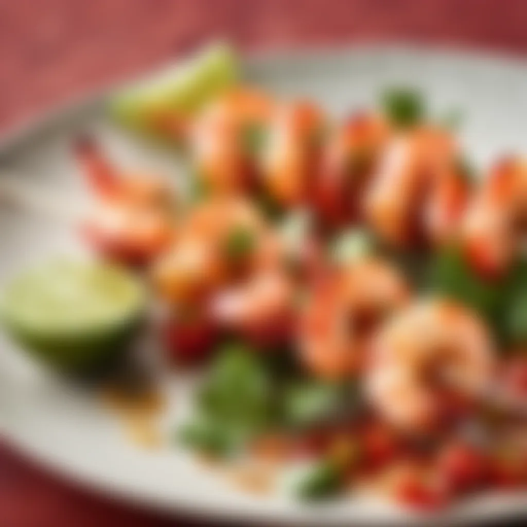 Chili Lime Shrimp Skewers