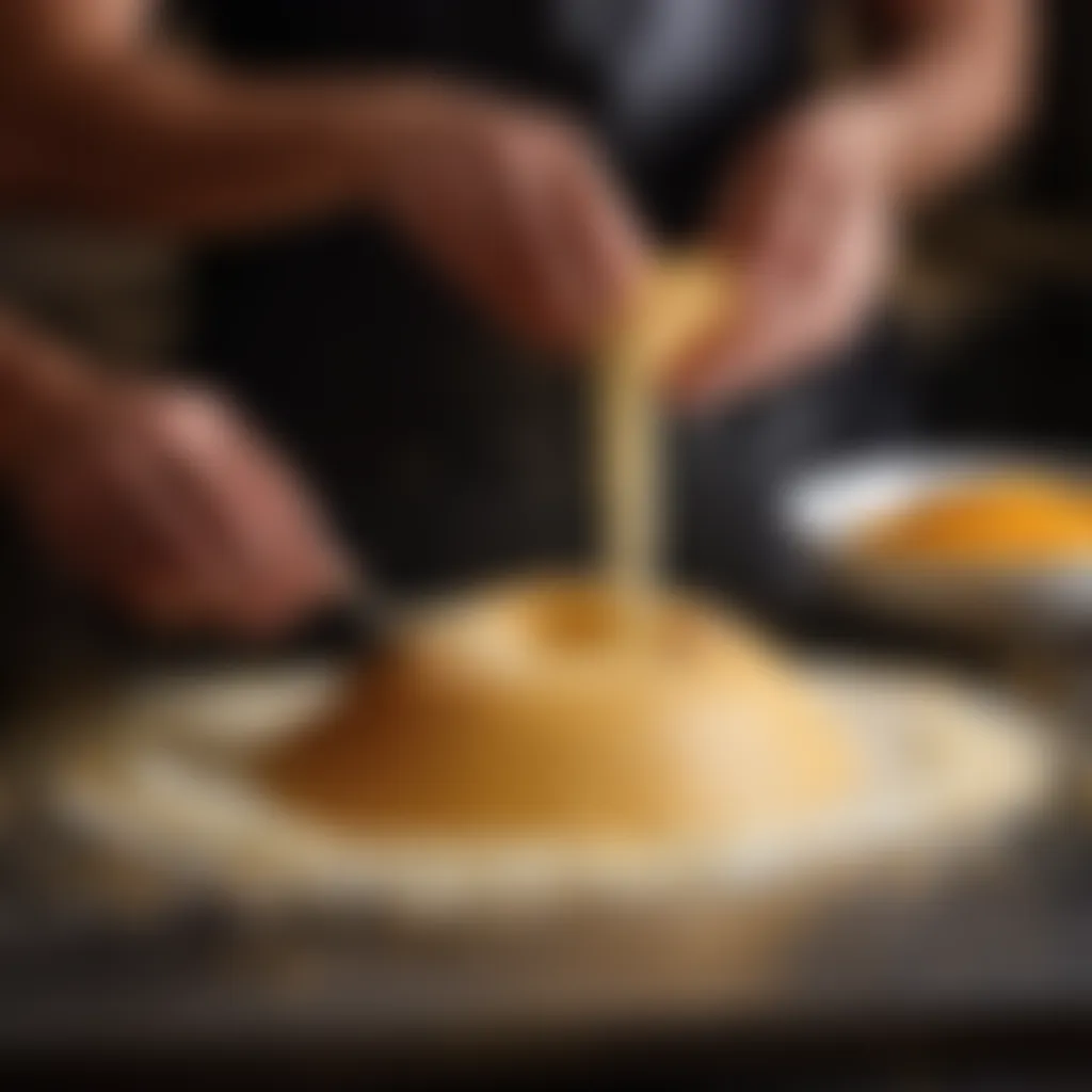 Lebanese Knafeh dough preparation