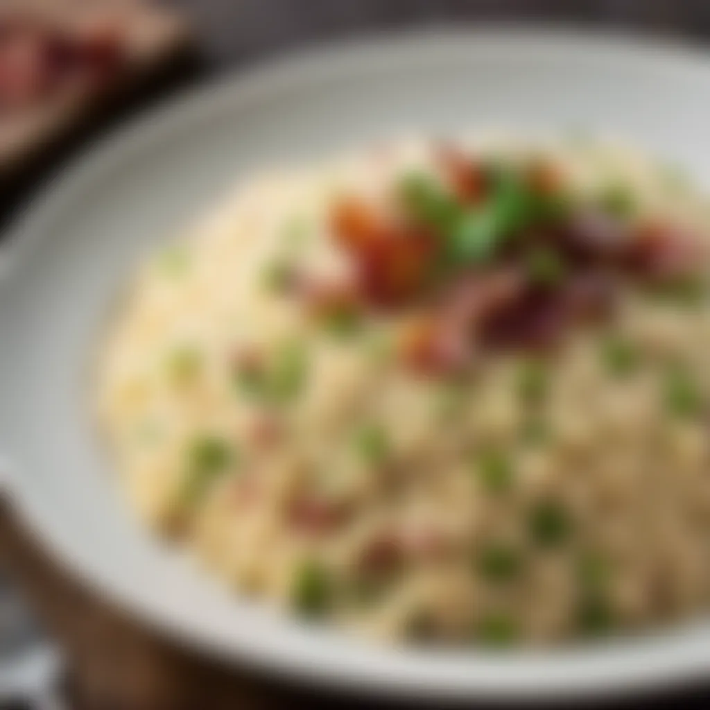 Leek and Bacon Risotto