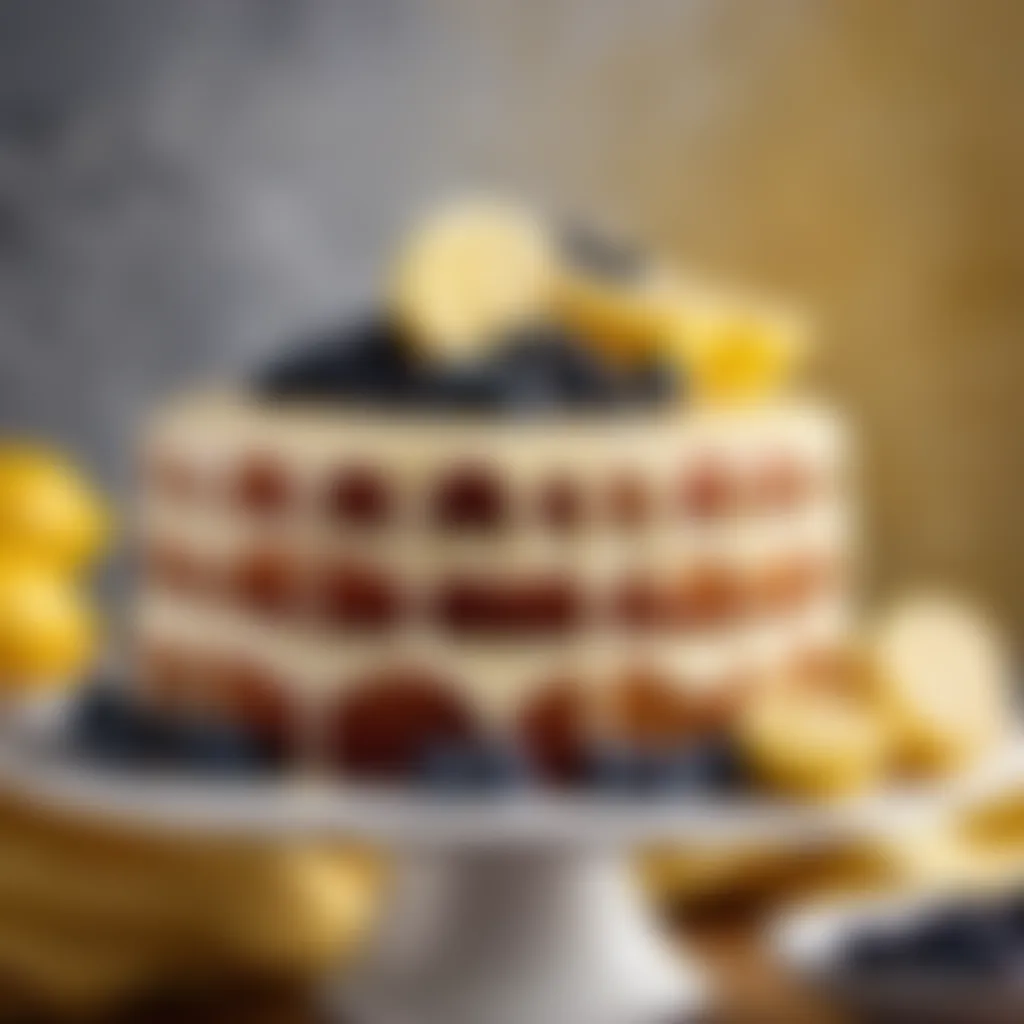 Luscious Lemon Glaze Luscious Lemon Glaze Cascading Over the Cake