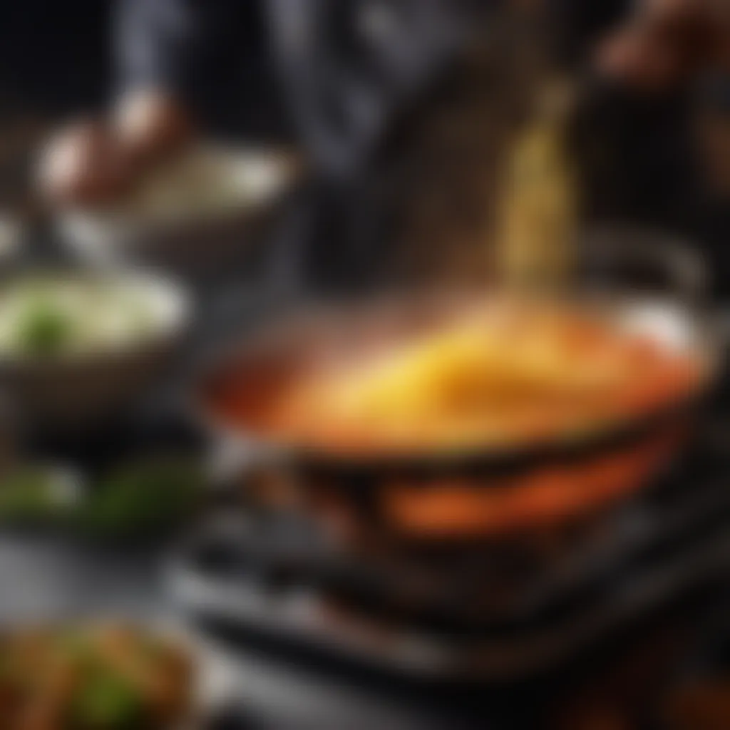 Ljong cooking process Ljong cooking process