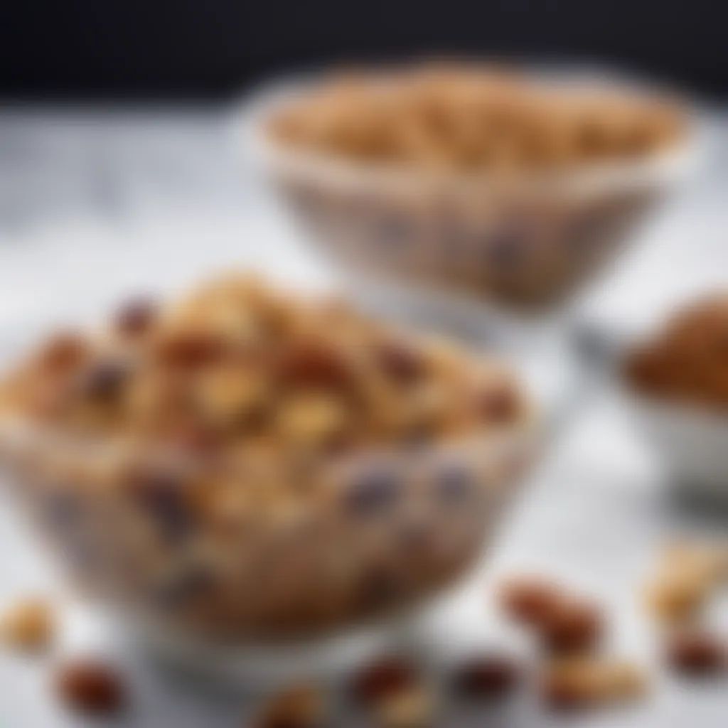 Crunchy Granola and Nuts Crunchy granola and nuts
