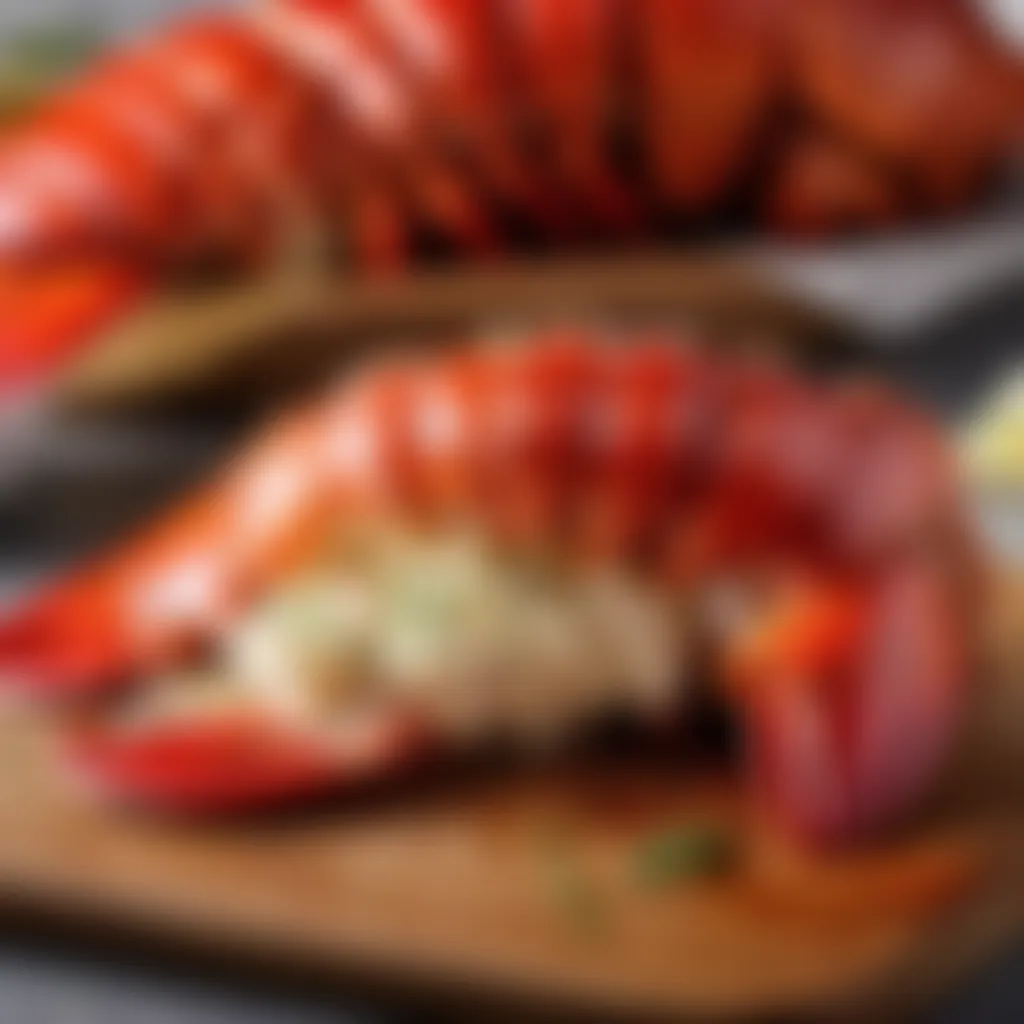 Lobster tail preparation