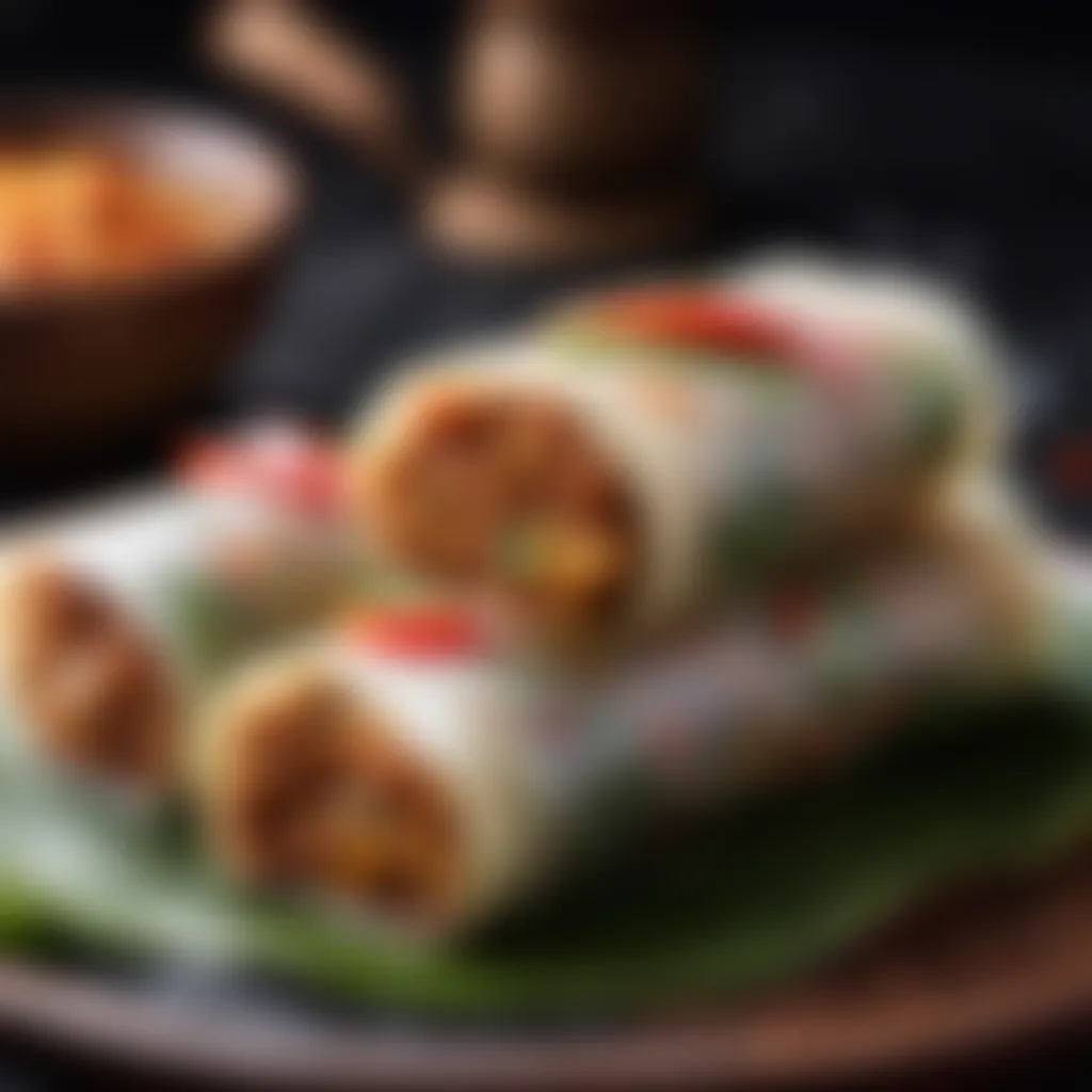 Exquisite Lumpia Wrapping Technique