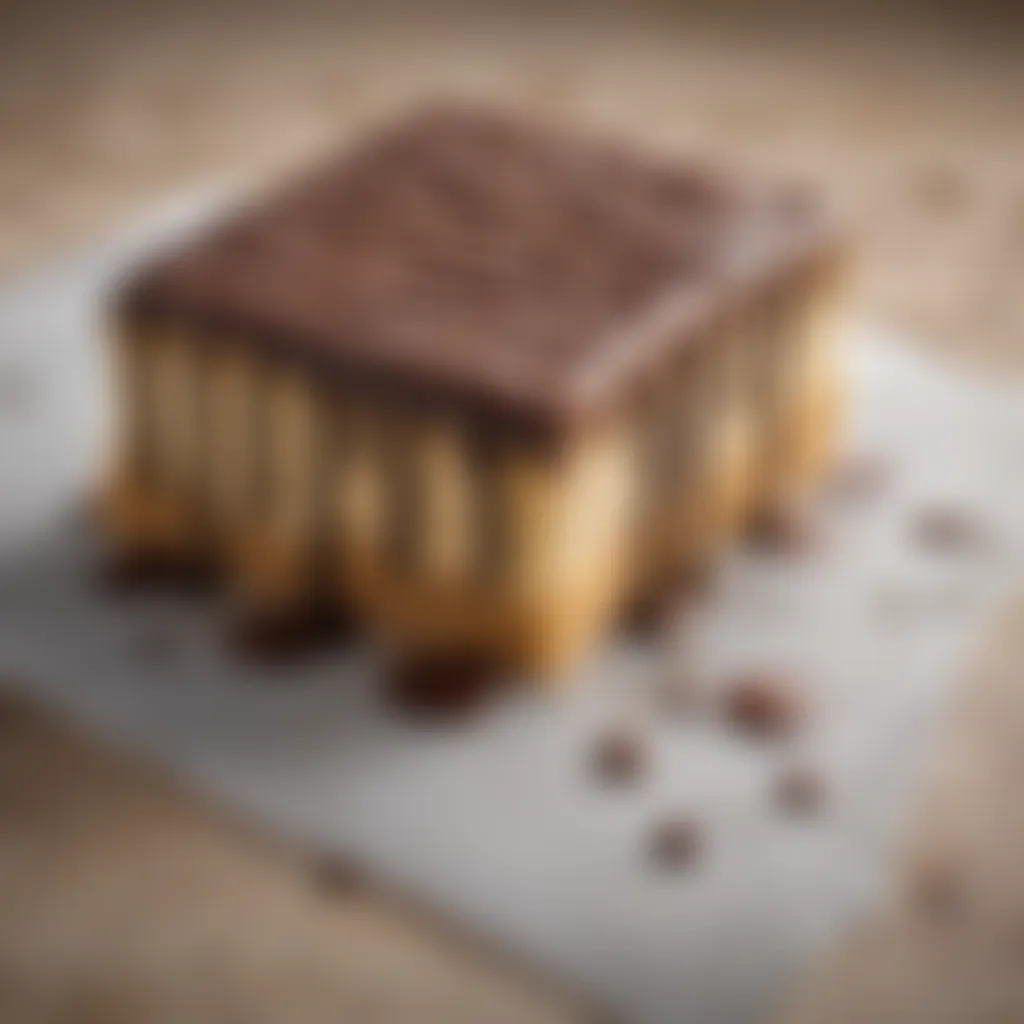 Decadent Chocolate Drizzle Masterpiece Luxurious chocolate drizzle over melted ice cream bar