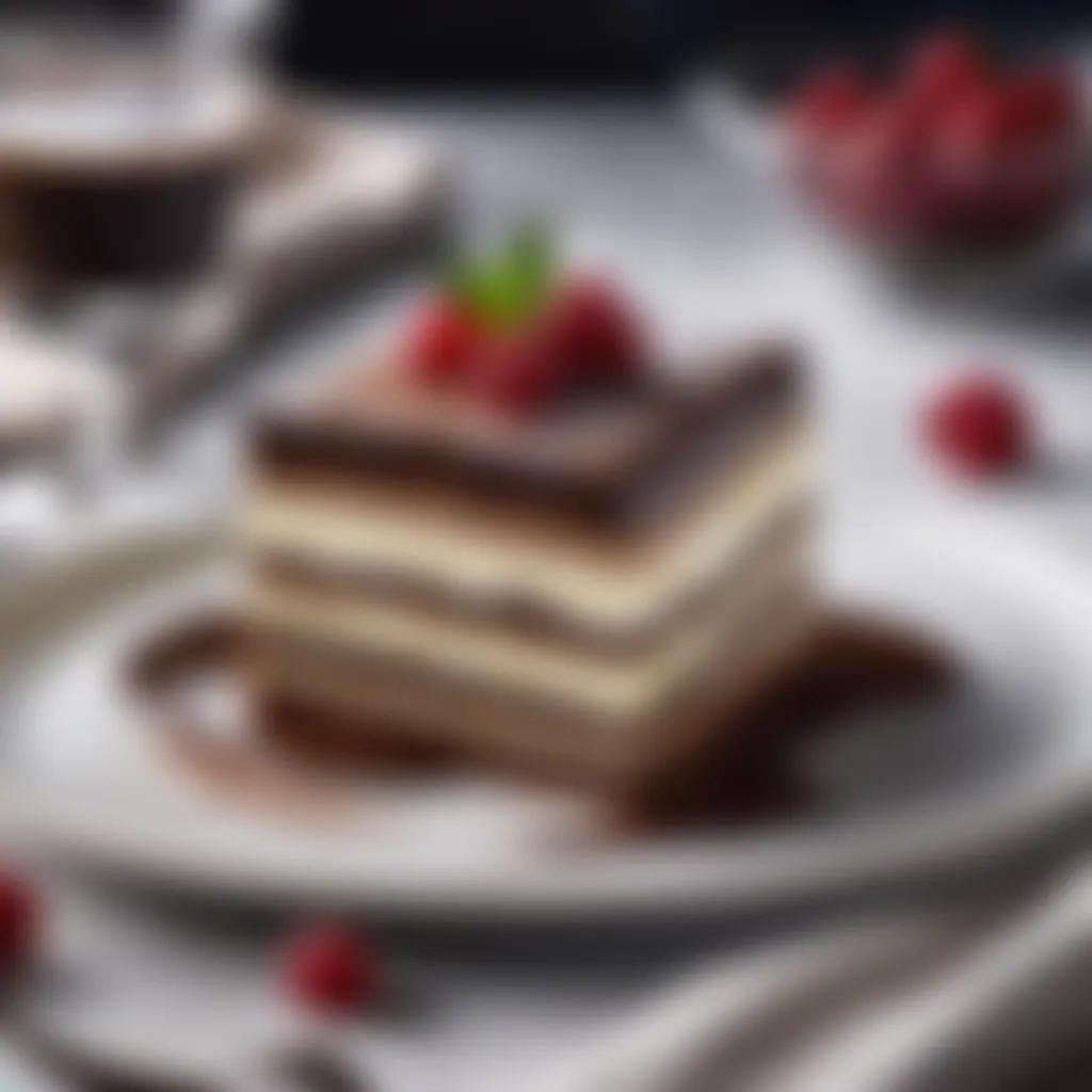 Decadent Chocolate Sbriciolata Indulgence Luxurious Chocolate Sbriciolata Layered with Decadent Cream