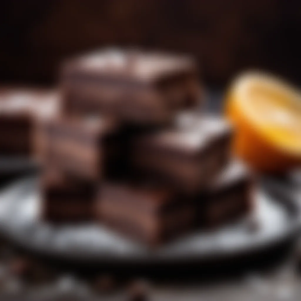 Luxurious Dark Chocolate Fudge with Sea Salt