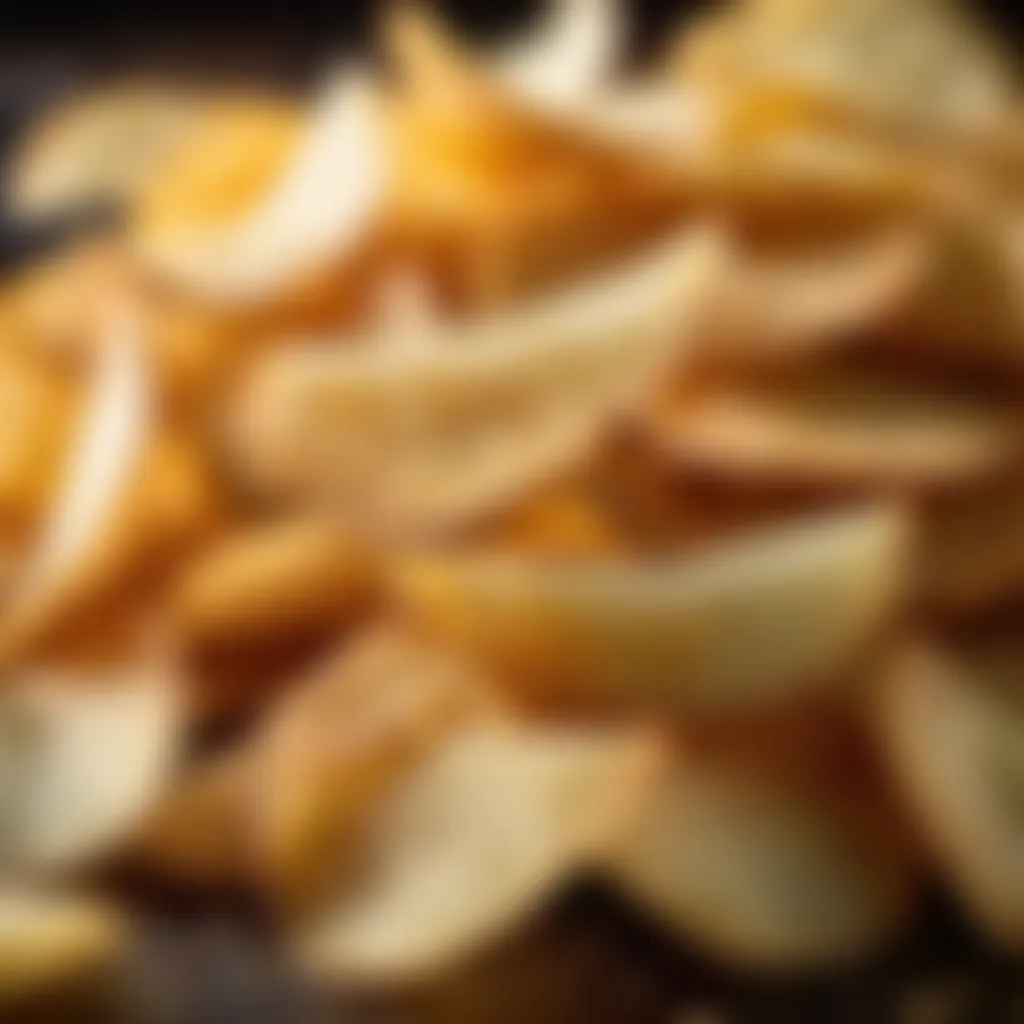 Crispy and flavorful air fryer potato chips