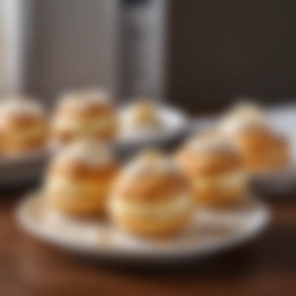 Delightful Microwave Cream Puff Presentation