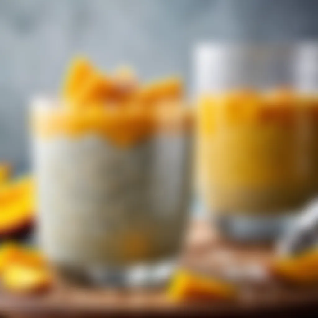 Mango Coconut Chia Pudding