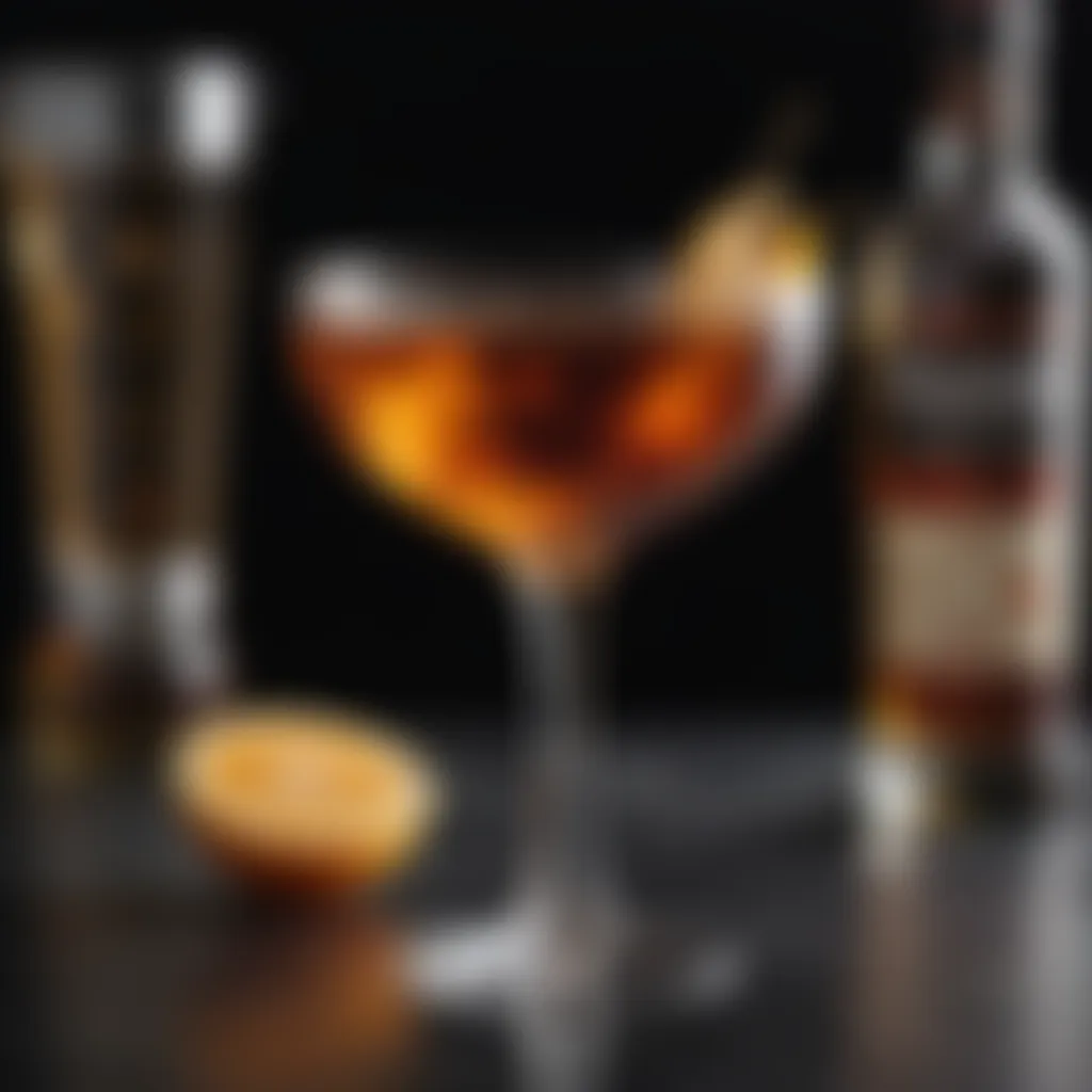 Exquisite vermouth for a sophisticated Manhattan cocktail