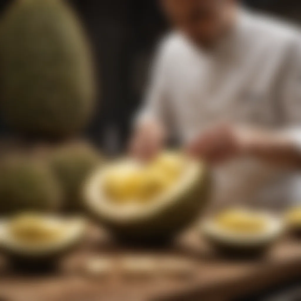 Masterful Durian Preparation