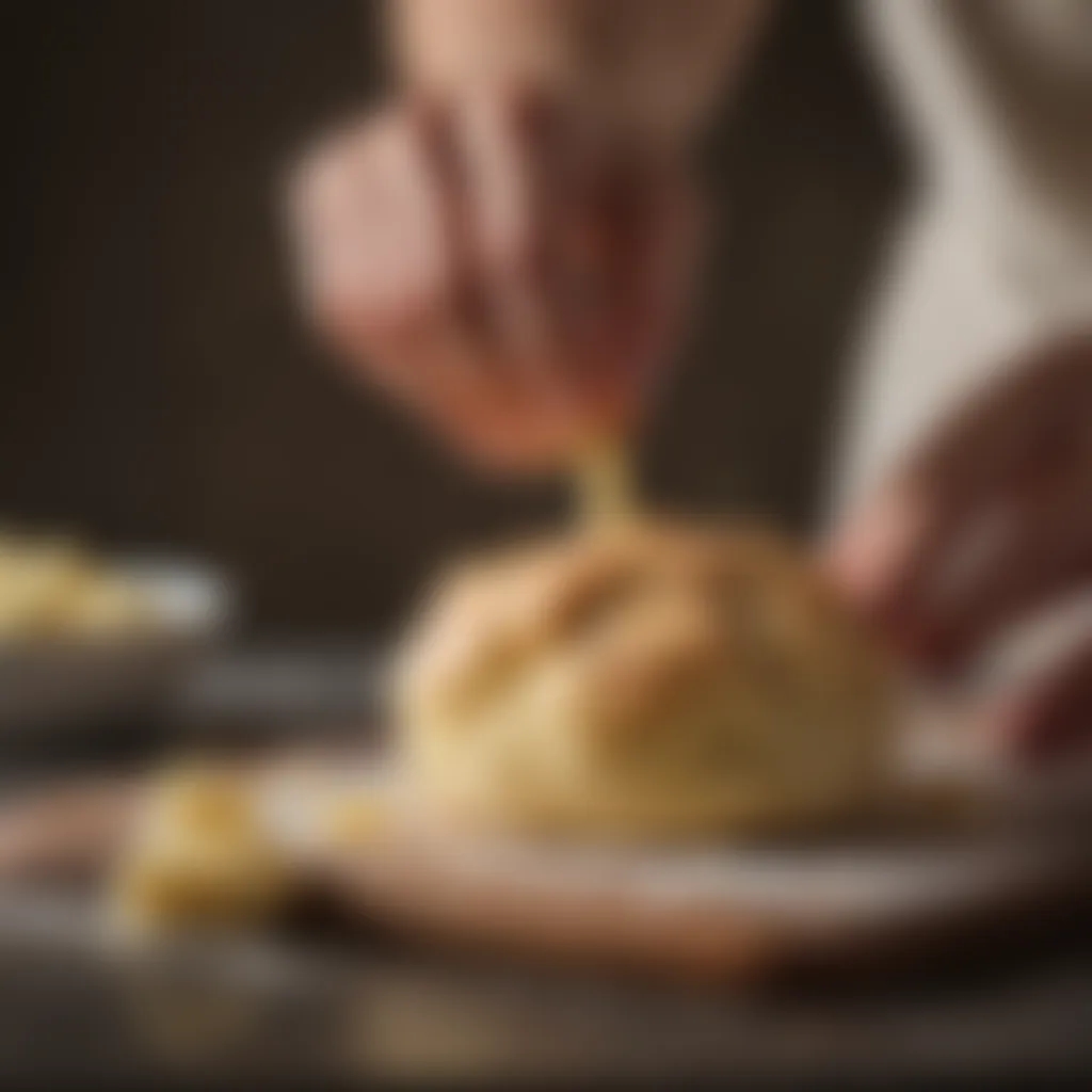 Precise scone dough preparation