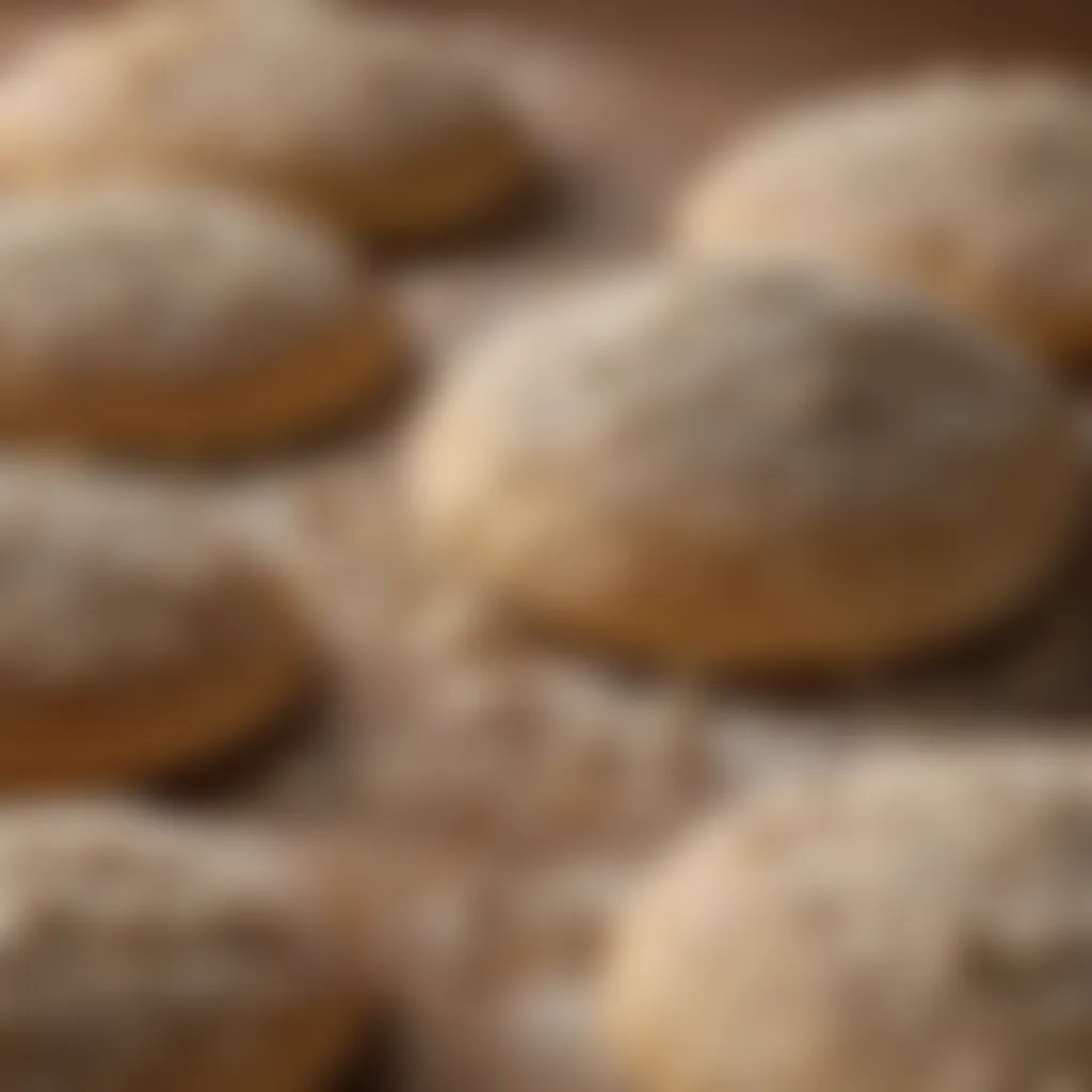 Artisanal Flour Selection for Pizza Dough Artisanal Flour Close-up