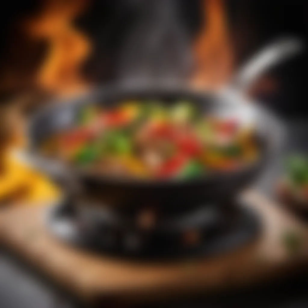 Sizzling Hot Pan for Perfect Stir Fry Sizzling Hot Stir Fry Pan
