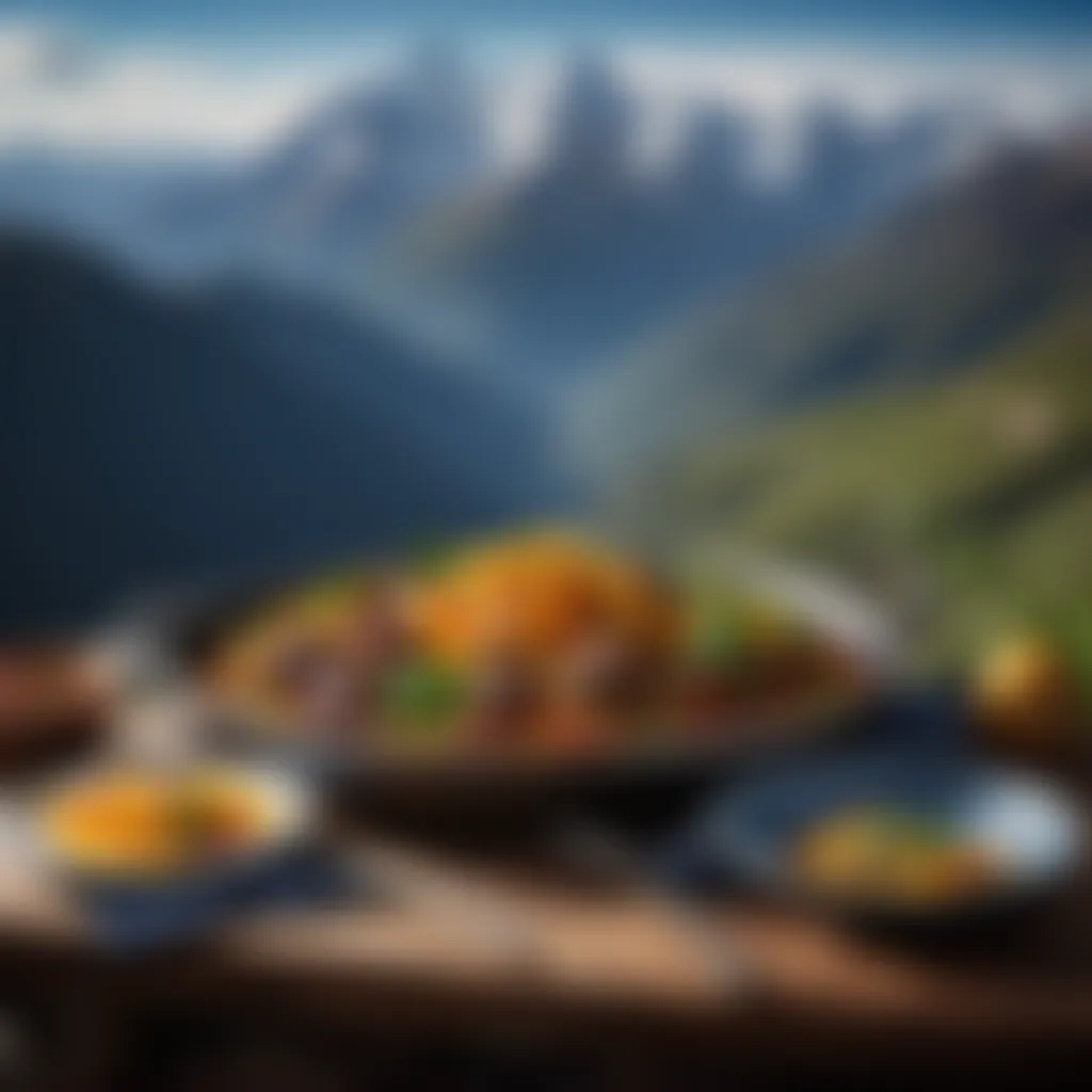 Mountainous Culinary Landscape