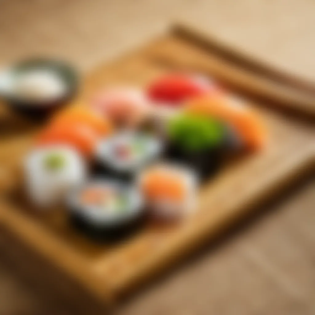 Sushi Rice in Bamboo Mat