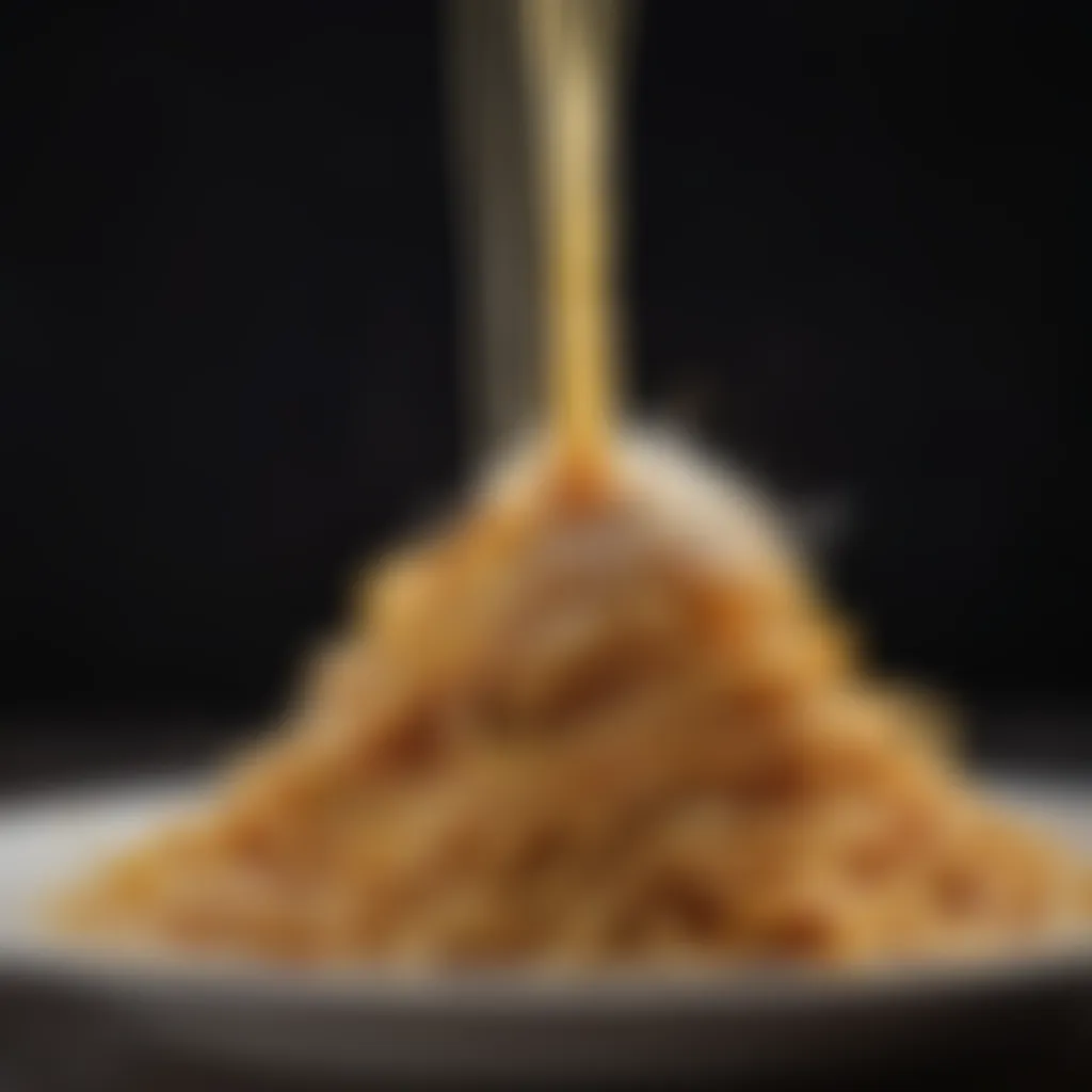 Exquisite Parmesan Shavings Draped Over Al Dente Spaghetti