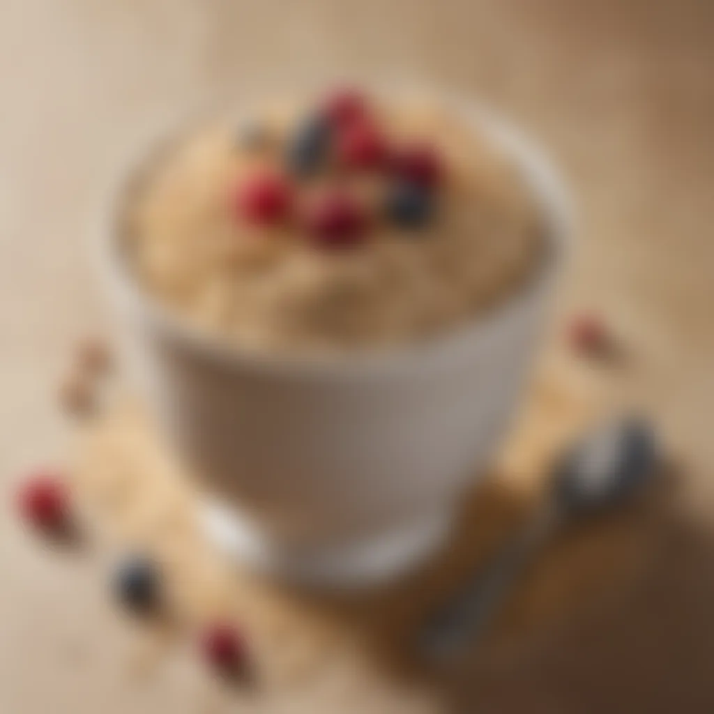 Elevated Oatmeal Creations in Elegant Presentation Elevated Oatmeal Creations in Elegant Presentation