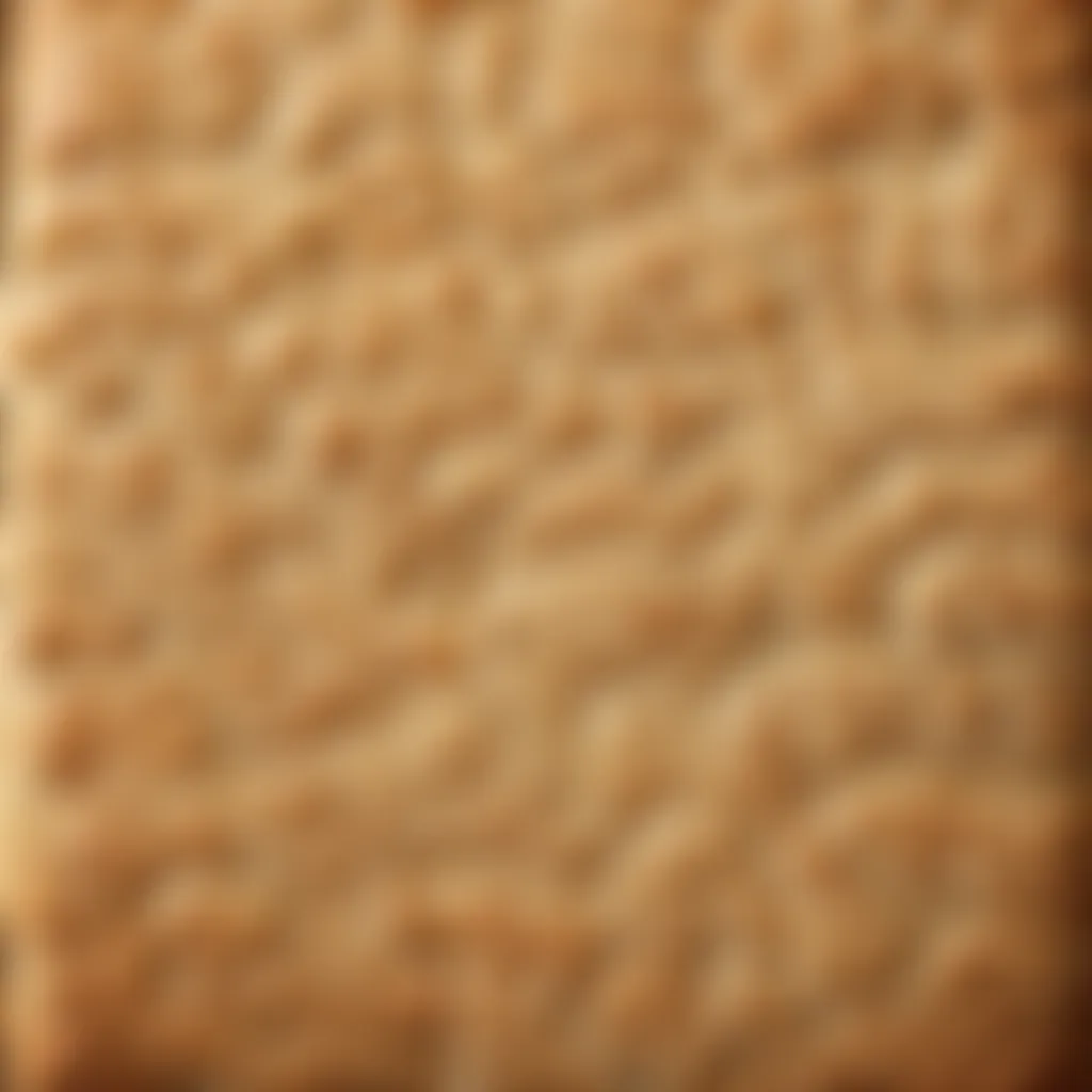 A cross-section of a biscuit showcasing its light and airy texture