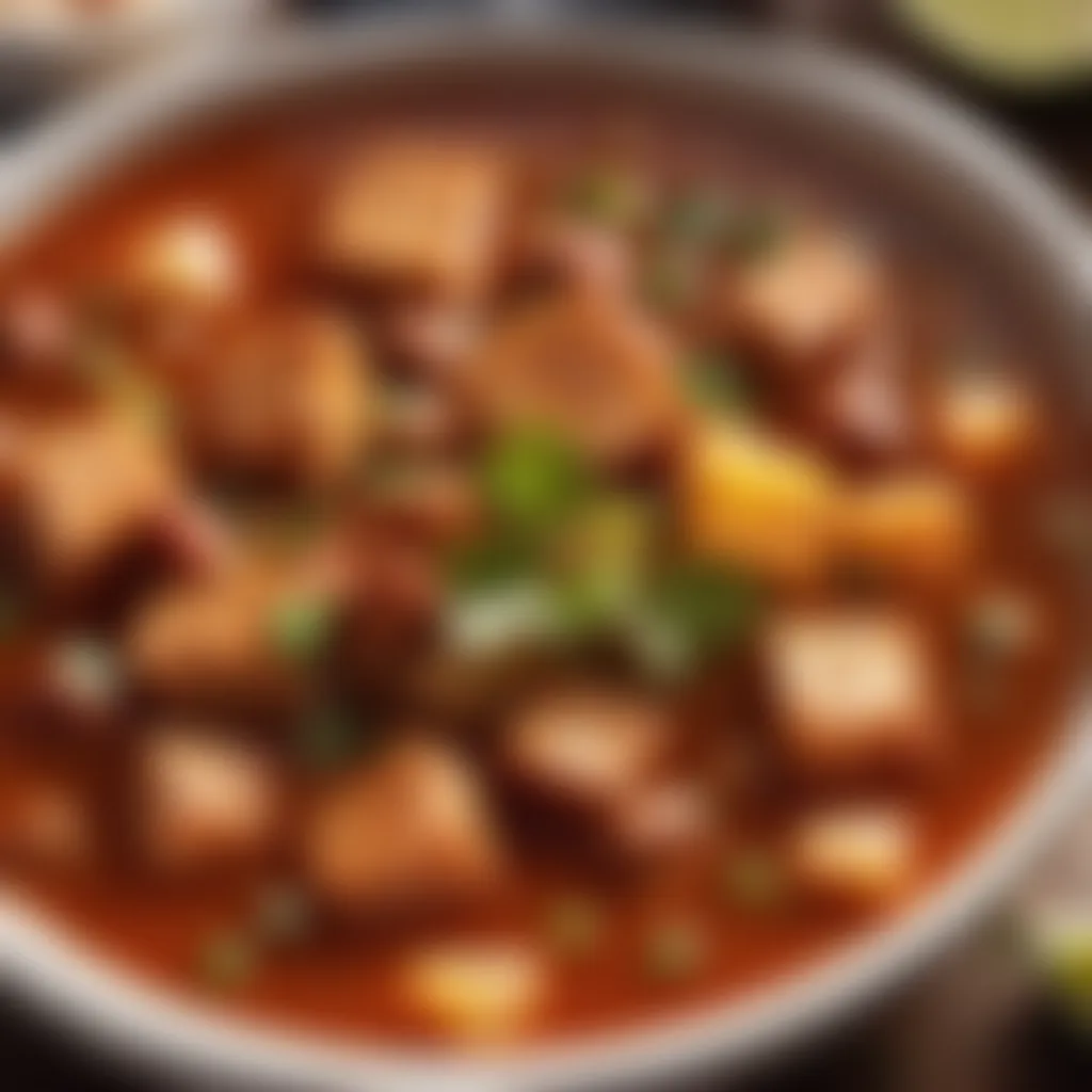 Menudo Simmering Technique