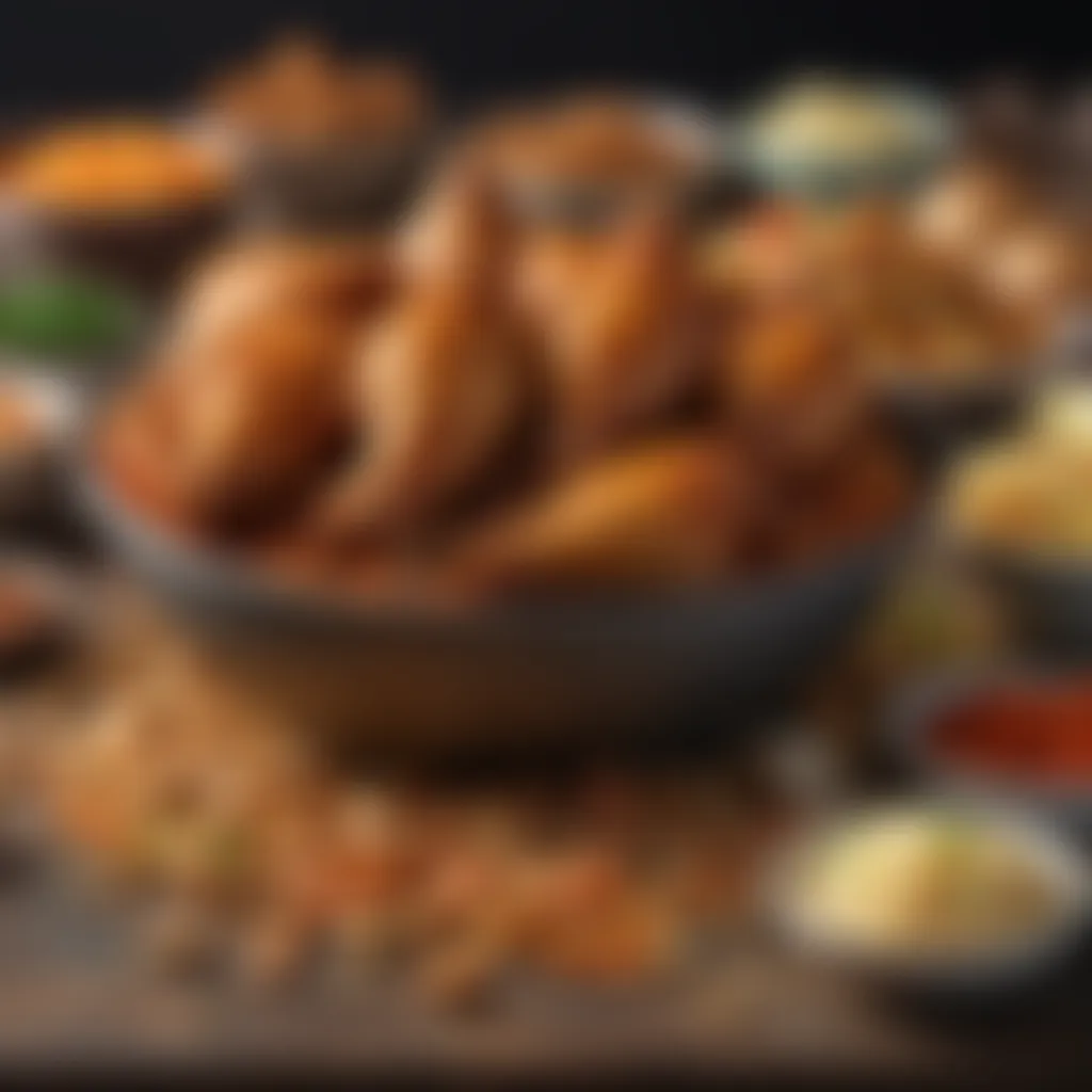 Crafting Culinary Masterpiece Ingredients Meticulously prepared ingredients ready for culinary masterpiece