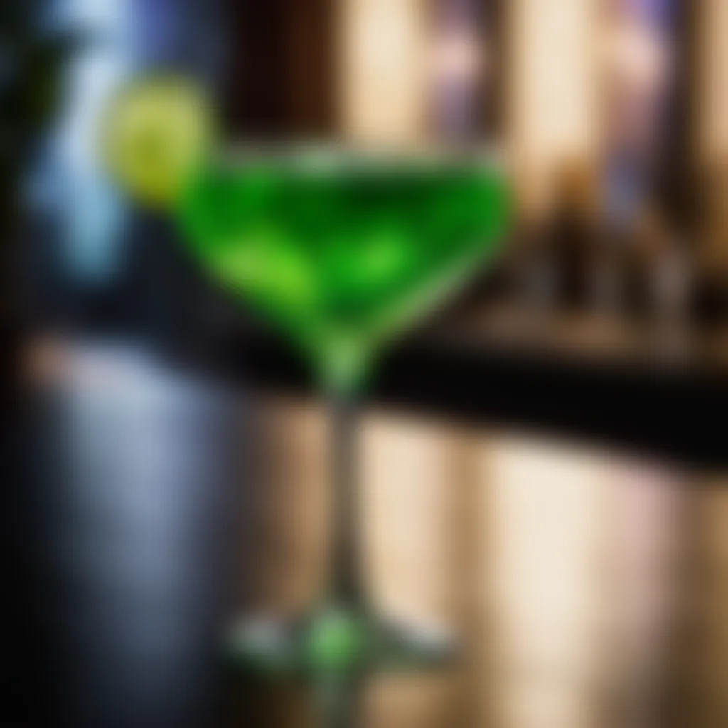 Midori Illusion Cocktail Glass