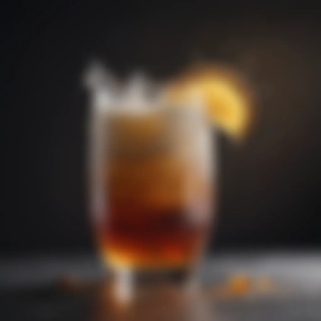 Modern Artistic Asukal Beverage Artistic presentation of a modern asukal beverage