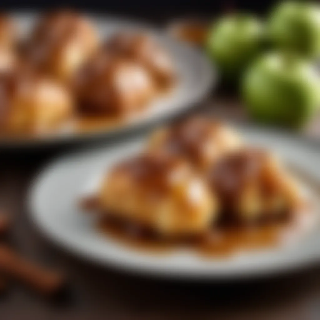 Mountain Dew Apple Dumplings with Cinnamon Glaze