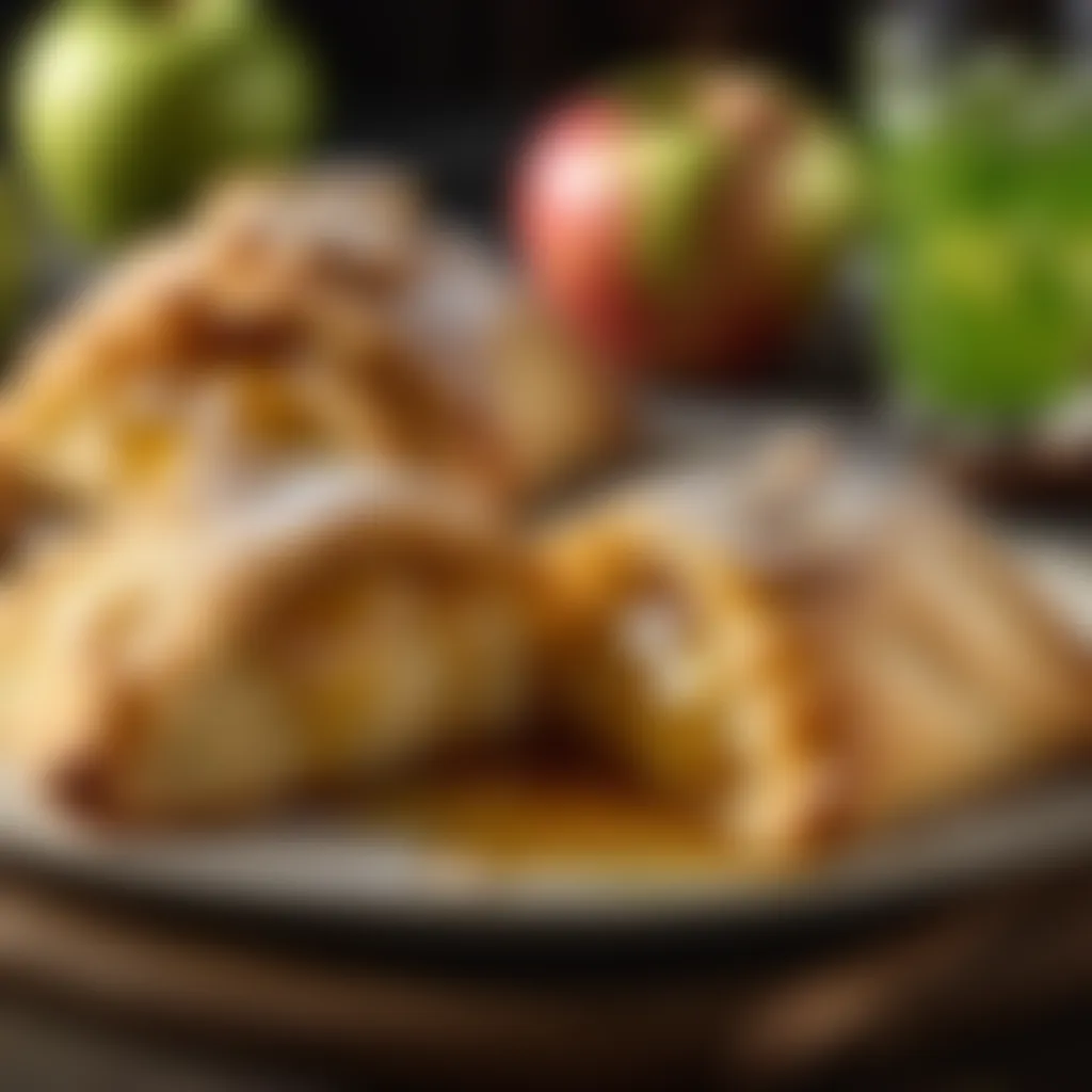 Golden Crispy Mountain Dew Apple Dumplings