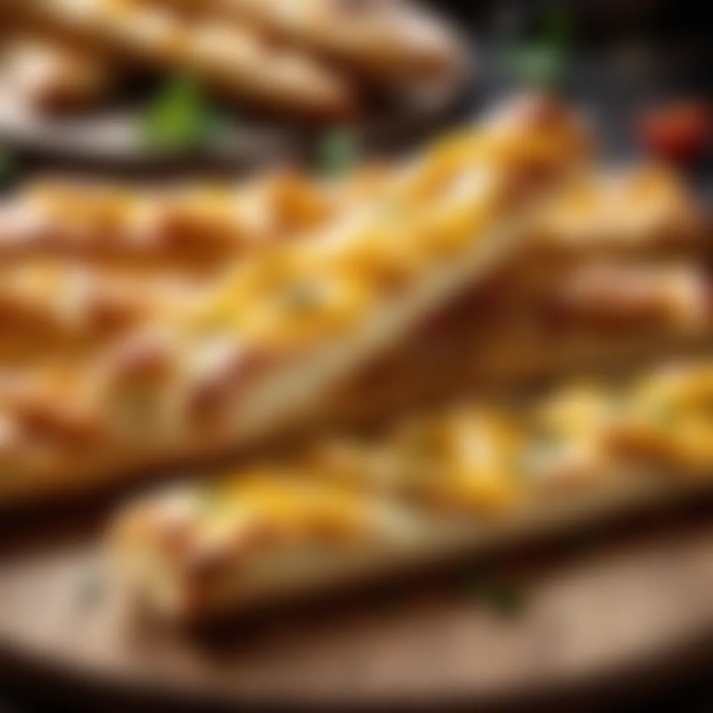 Mouthwatering Cheesy Breadsticks Ready to Serve Mouthwatering Cheesy Breadsticks Ready to Serve