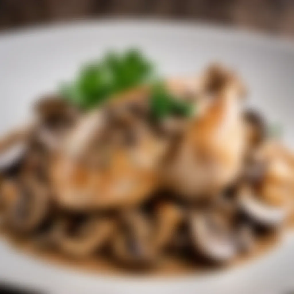 Mouthwatering Chicken with Mushroom Sauce