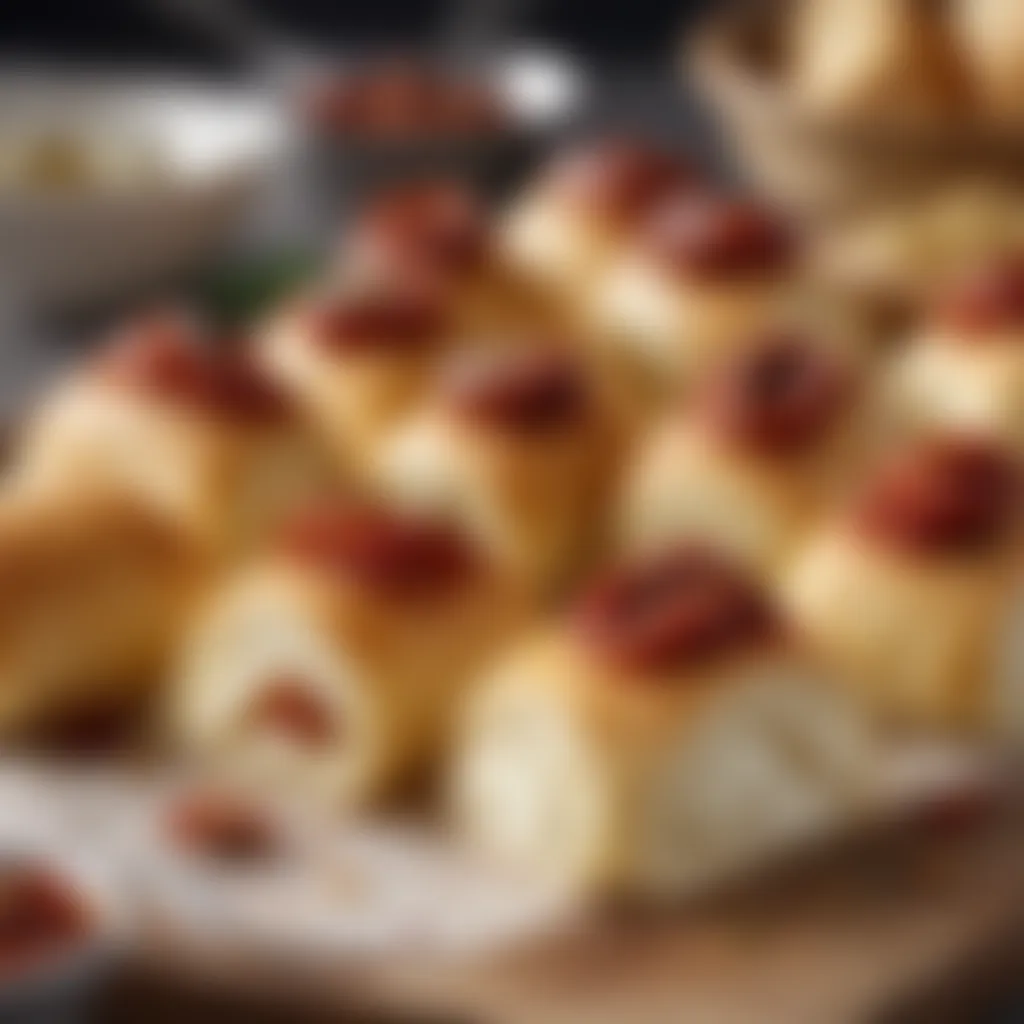 Gourmet Mozzarella Cheese Rolls with Sun-Dried Tomatoes Gourmet Mozzarella Cheese Rolls with Sun-Dried Tomatoes