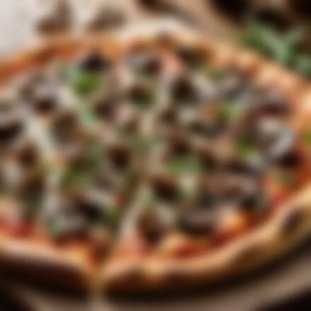 Savory Mushroom Pizza Mushroom Pizza