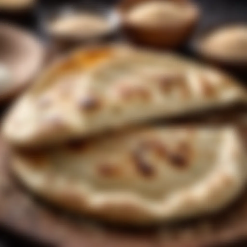 Sesame Seed Naan Bread Flavorful naan bread with sesame seeds