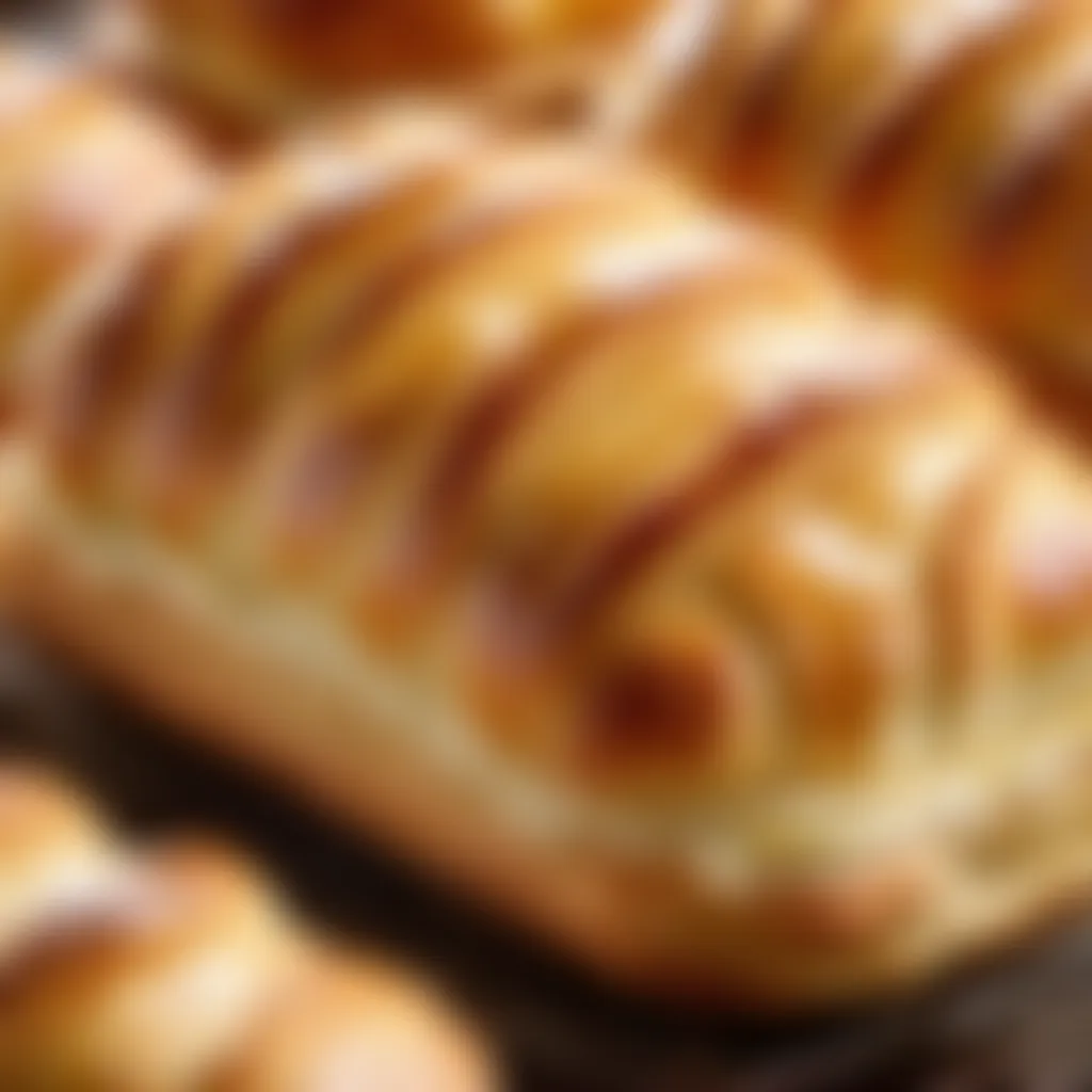 Freshly baked nazook pastries