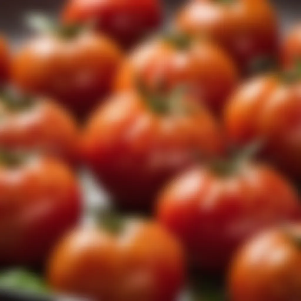 Selection of fresh tomatoes