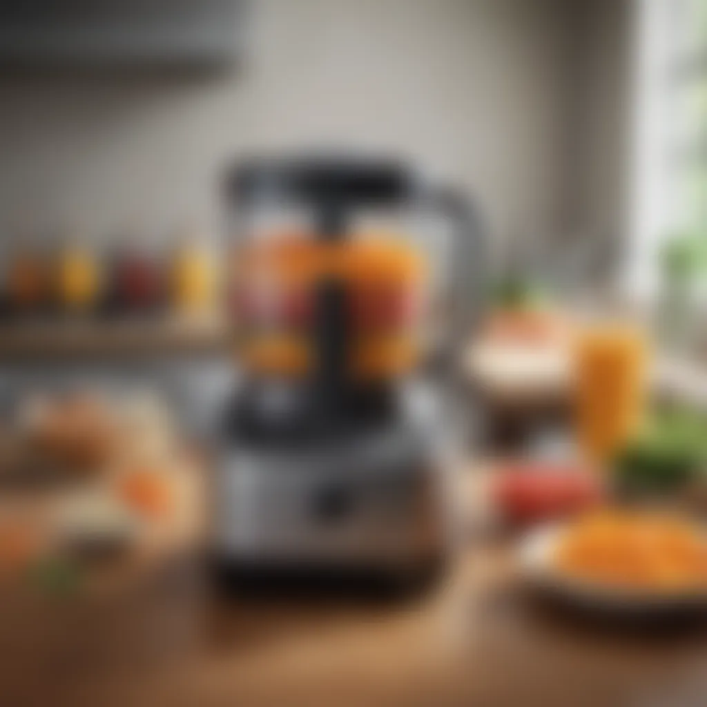 Ninja Professional food processor showcasing advanced features