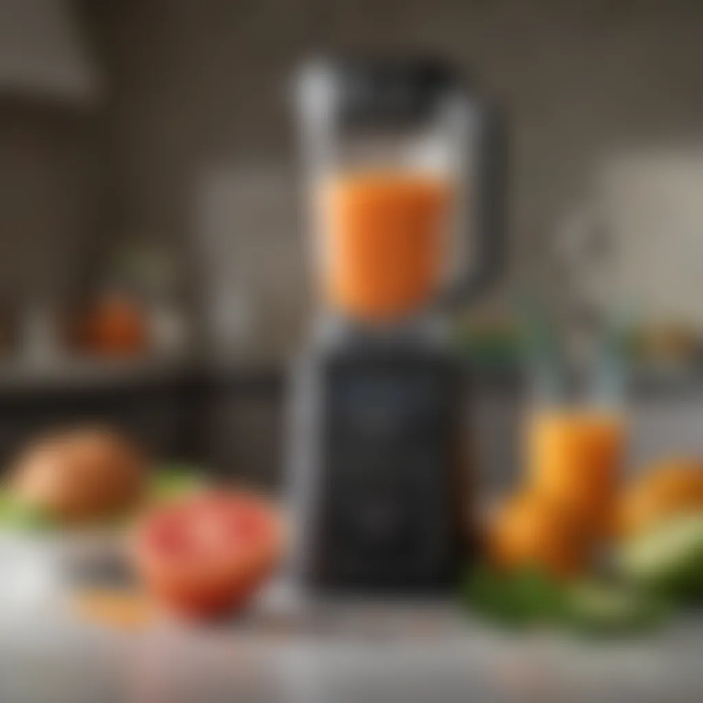 Nutri Ninja blender showcasing its sleek design and features