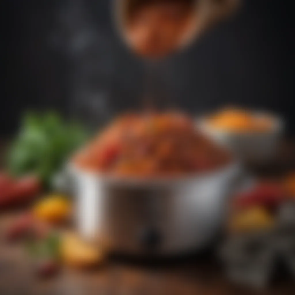 Enhancing chili flavors through simmering