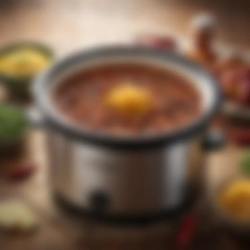 Perfecting chili simmering technique