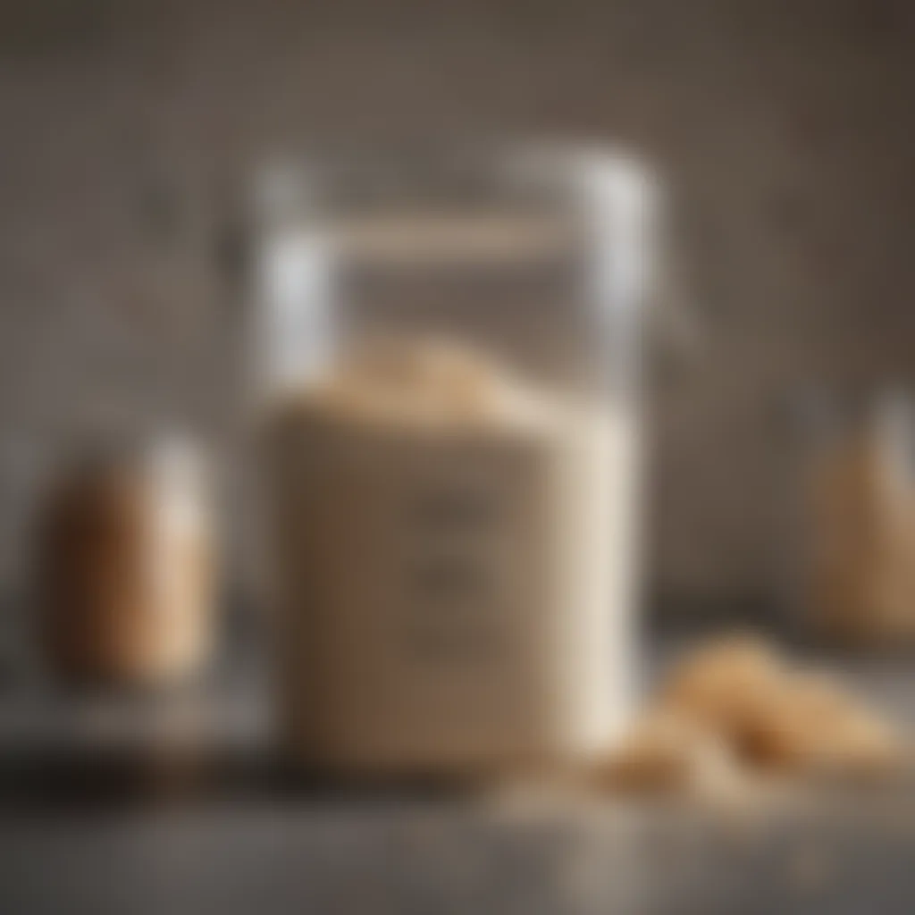 Airtight Container for Flour Storage Flour storage container with airtight lid