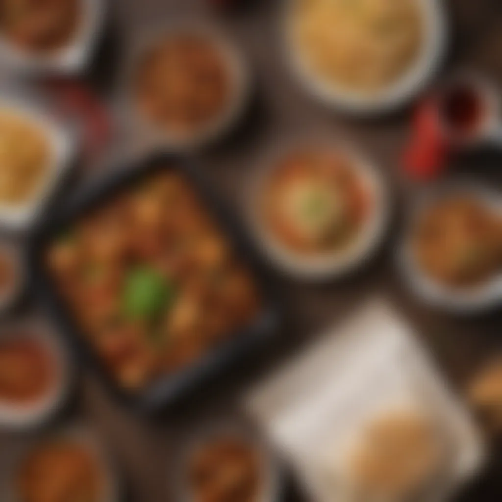 A smartphone showcasing a popular Chinese takeout app